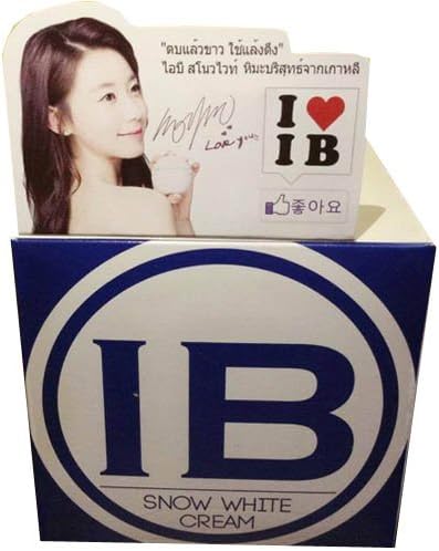 IB snow white cream angnamskin for both day and night. BB-like features 50 g. (suputra shop)