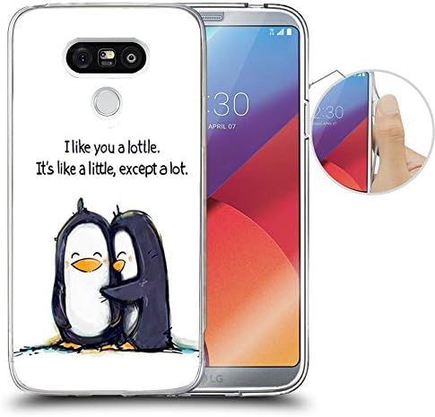 LG G6 Case Cute little penguin, LAACO Scratch Resistant TPU Gel Rubber Soft Skin Silicone Protective Case Cover for LG G6