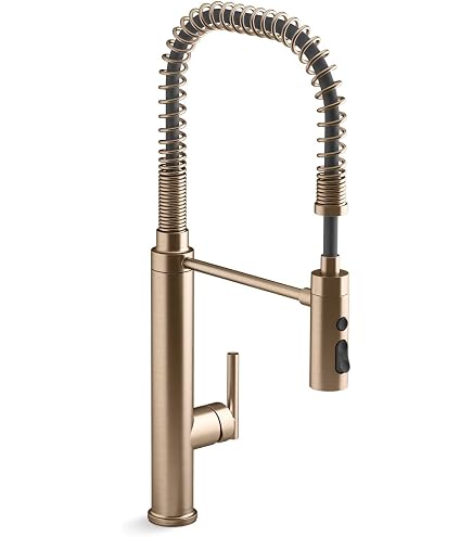 KOHLER Purist Auslauf Mit Brause – 5 Zoll, Schwenkbar, In Vibrant Stainless (Edelstahl-Look)