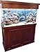 RJ ENTERPRISES Birch Modern 60″X24″ Cherry 32″ Tall Aquarium Stand fits150 Gal & Birch Modern 60″X24″ Cherry 10″ Tall Canopy fits150 Gal(Tank NOT Included)thumb 4