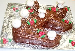 Scott's Cakes Christmas Chocolate Yule Log Large: Amazon.com: Grocery