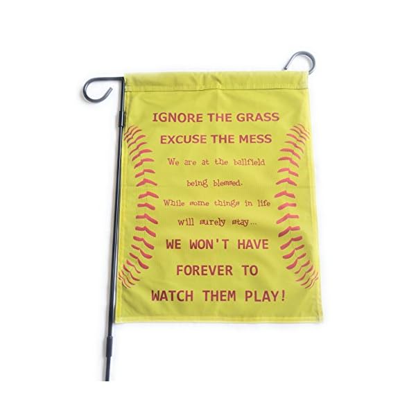 Softball Garden Flag 18 x 13