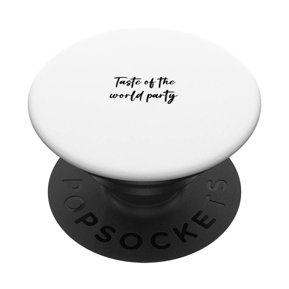 Taste of the world party PopSockets Swappable PopGrip
