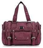 Scarleton Soft Barrel Shoulder Bag H148516 - Plum