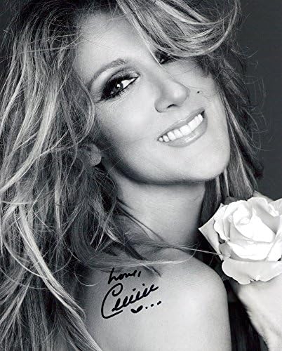 CELINE DION signed 8X10 photo