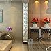 Pulison(TM)10pcs DIY Modern Acrylic Plastic Mirror Sticker Ar-hall Bedroom (Gold)