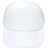 TZ Promise Men Women Foam Trucker Hat Mesh Cap Solid Colors Lightweight with Adjustable Snapback Collection