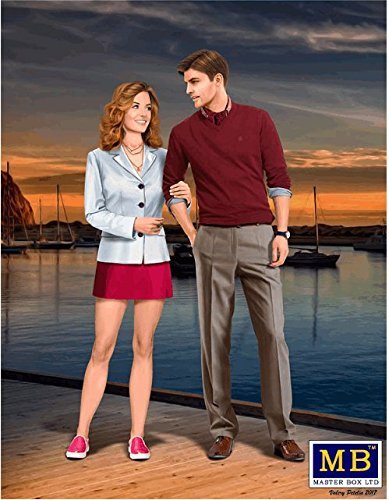 PLASTIC MODEL KIT BOB AND SALLY - THE HAPPY COUPLE, LOVERS 1/24 MASTER BOX 24029