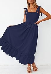 ZESICA Women's 2024 Summer Boho Spaghetti Strap