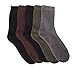 ProEtrade Wool Merino Thermal Socks for Mens Winter Warm Thick Hiking Boot Soft Heavy Cozy Gift Socks for Cold Weather 5 Pairs(Solid Color A,L)