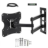 Cakuja Full Motion Articulating TV Wall Mount Bracket Tilt Swivel for 10-39 inch TV LCD LED Plasma MAX VESA 200x200mm
