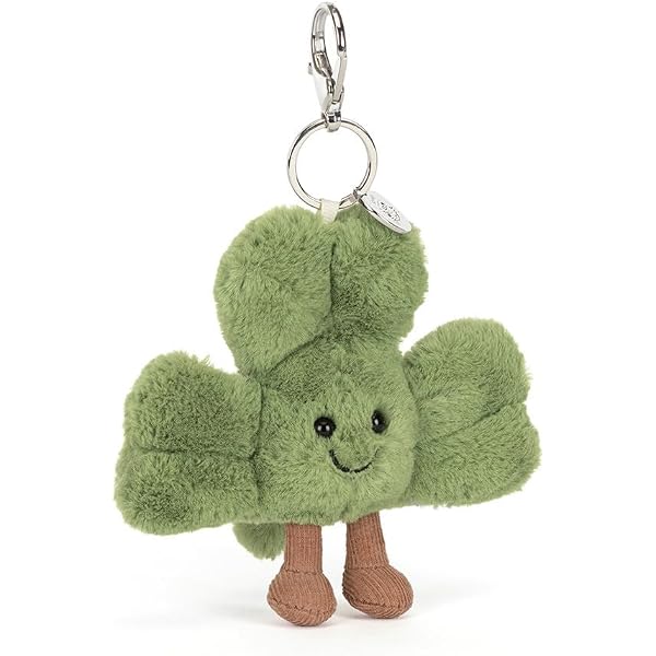 Amazon.com: Jellycat Smudge Bear Bag Charm, 3 inches - Teddy Bear