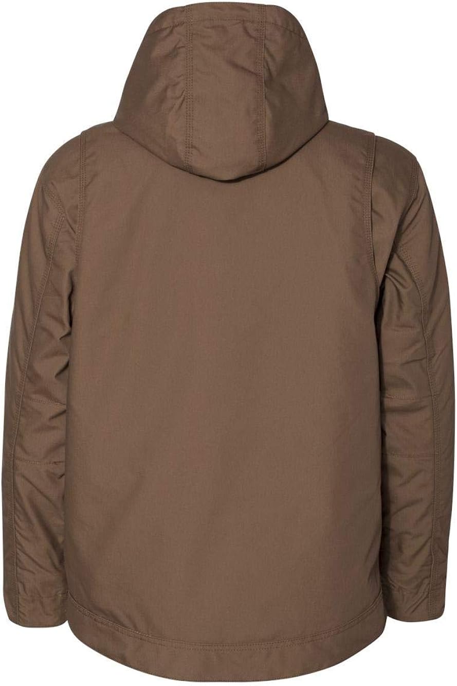 DRI Duck Men's 5065 Yukon Hooded Water Resistant Work Jacket: Clothing