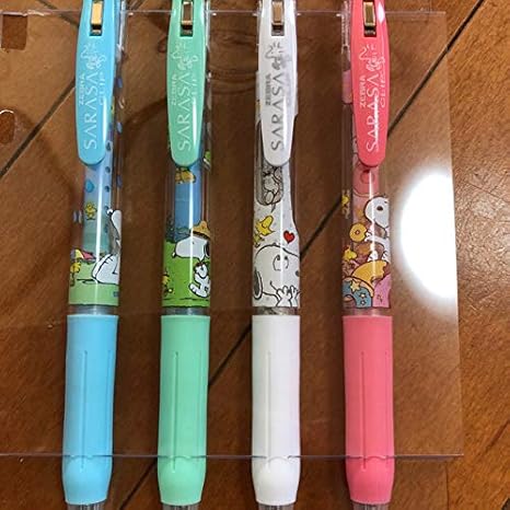 Amazon Co Jp サラサ Sarasa ボールペンミルクカラー4色セットsnoopy ホビー