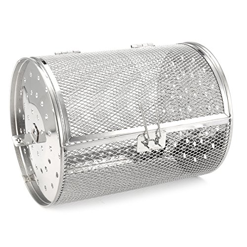 GGGarden Grill Rotisserie Stainless Steel Roaster Drum Oven for Coffee Beans Peanut BBQ - #1 - Thumbnail 3