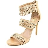 Vince Camuto Fancle Women Open Toe Leather Nude Sandals