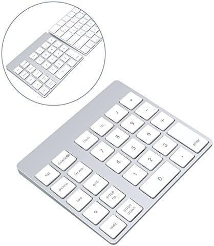Alcey Bluetooth Wireless Magic Keypad with Rechargeable Lithium Battery for Apple Wireless Keyboard