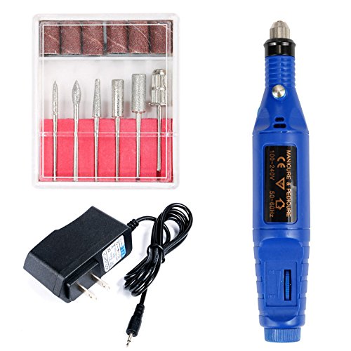 VinewS Nail Art Drill Kit Electric File Buffer Bits