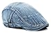 Qunson Men's Classic Washed Denim Gatsby Cabbie Ivy Newsboy Cap Hat