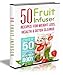 LA Organics Fruit Infuser Water Bottle 24 oz BPA Free Tritan Leak Proof Sport Water Bottle - Free Fruit Infusion Recipe Ebook Gift Included (Blue)