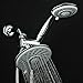 Hotel Spa 1831 30-Setting Ultra-Luxury 3 way Rainfall Shower-Head/Handheld Shower Combo by Top Brand Manufacturer. Choose from 30 full and combined water flow patterns! , 6 Inch , Chrome