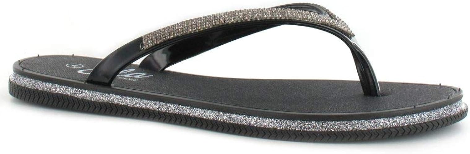 ella diamante flip flops