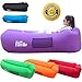FANCYOUT Inflatable Air Lounger, Portable Air Sofa Hammock, Waterproof Air Pouch with Leakproof Design, Lightweight Air Couch for Backyard, Beach, Hiking Camping Picnics