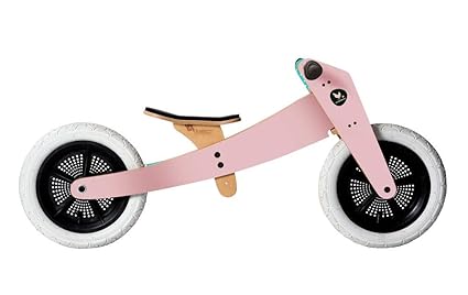 Wishbone Bike - 2-in-1 Rosa - Holz Laufrad