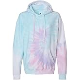 Colortone Tie Dye Cloud Fleece Hoodie for Women and Men - Loose Fit Fleece Sweatshirts - The Inside-Out Hoodie
