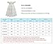 Glamulice Baby Girls Christening Baptism Dress Newborn Floral Embroidered Lace Dresses for Toddler