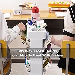 CINPIUK Rolling Office Paper Organizer, Mobile Book
