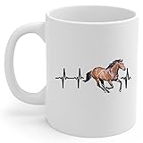 Cleveland Bay Horse Heartbeat Lifeline Coffee Mug