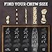 Buffalo Range Rawhide Dog Treats | Healthy, Grass-Fed Buffalo Jerky Raw Hide Chews | Hickory Smoked Flavor | Jerky Braids, 5Count
