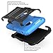 i-Blason Prime Case Designed for iPhone 6 Plus, [Kickstand] iPhone 6 Plus (5.5) 2014 New Release [Heavy Duty] [Dual Layer] Combo Holster Cover case with [Locking Belt Swivel Clip] (iPhone 6 Plus, Blue)