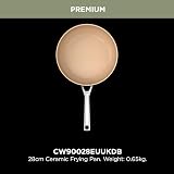 Ninja Extended Life 28cm Ceramic Frying Pan Non-Stick Induction Grey Terracotta view 2