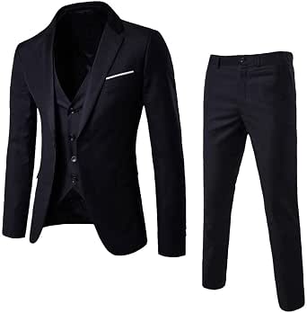 Front Lapel Jacket Vest Pants at Amazon 