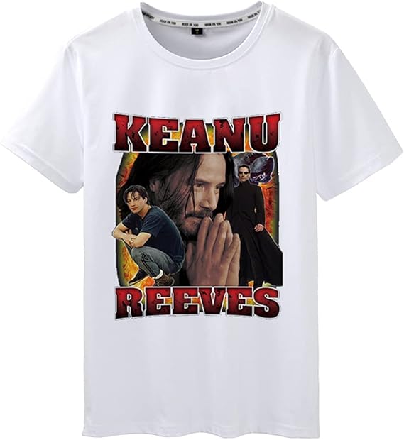 Amazon Keanu Reeves John Wick ジョン ウィック 欧米風 ギャング 映画 外国 犯罪 Tシャツ メンズ レディース 夏服 トップス 半袖 無地 通気性 ファッション ゆったり Tシャツ カットソー 通販