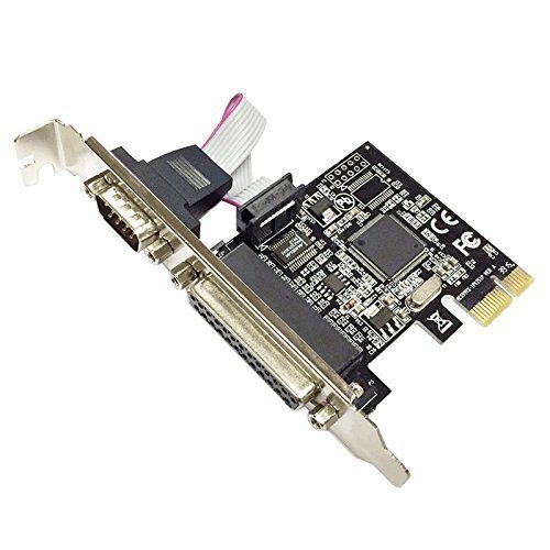 DIEWU Official AX99100 PCIe Serial Port Card PCIE1 and 1 String COM Port RS232 Adapter 9 pin Expansion Card