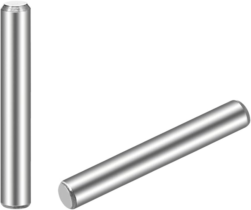 sourcing map 3 x 20mm(Approx 1/8") Dowel Pin 304 Stainless Steel Wood Bunk Bed Dowel Pins Shelf Pegs Support Shelves 100Pcs