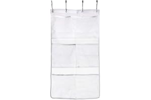 Quick Dry Hanging Caddy and Bath Organizer with 6-Pocket Hang on Shower Curtain Rod/Liner Hooks Excellent Quality and Popular