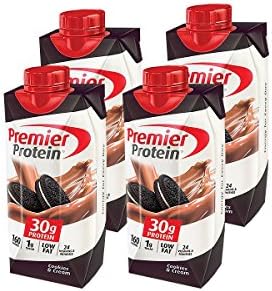 Premier Protein High-Protein Shake, Cookies &amp; Cream (11 fl. oz., 4 pk.)