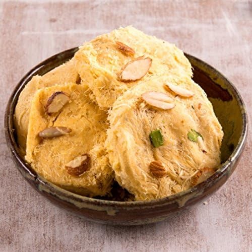 Heera Sweets (Nagpur) Mango Indian Son Papdi Sweeet Rolls -250 gm