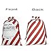 Tututassy 3Pack Blank Santa Sack, Personalized Santa Bag with Drawstring 26