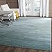 SAFAVIEH Vision Collection Accent Rug - 3' x 5', Aqua, Modern Ombre Tonal Chic Design, Non-Shedding & Easy Care, Ideal for High Traffic Areas in Entryway, Living Room, Bedroom (VSN606B)