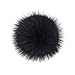 Real Raccoon Fox Fur Pompom with Button Big Fur Ball for Beanies DIY Accessory