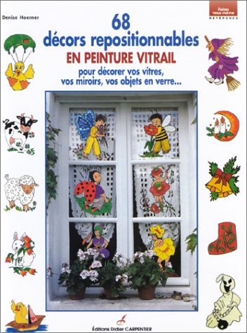 68 décors repositionnables en peinture vitrail