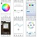 KORJO DC12V 24V LED Strip Light Bluetooth Controller for RGB RGBW Light Strip Magic UFO Smartphone APP Controller with Multi Function Support iPhone Android