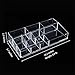 MelodySusie® Jewelry and Cosmetic Organizer Transparent Acrylic Makeup Organizer with 10 Compartments / Best Choice of Nail Polish Organizer