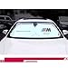 S-WEKA M Line Car Windshield Sun Shade - Blocks UV Rays Foldable Sun Visor Protector, Sunshade to Keep Your Vehicle Cool Damage Free,for BMW