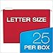 Pendaflex Essentials Hanging Folders, Letter Size, Assorted Colors, 25 per Box (75708)